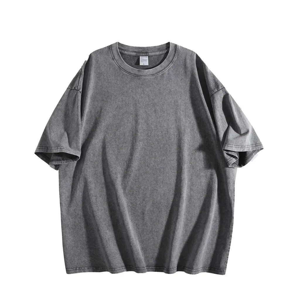 Oversized Vintage Wash Heavyweight Short-Sleeve T-Shirt Lava Dawgs Apparel