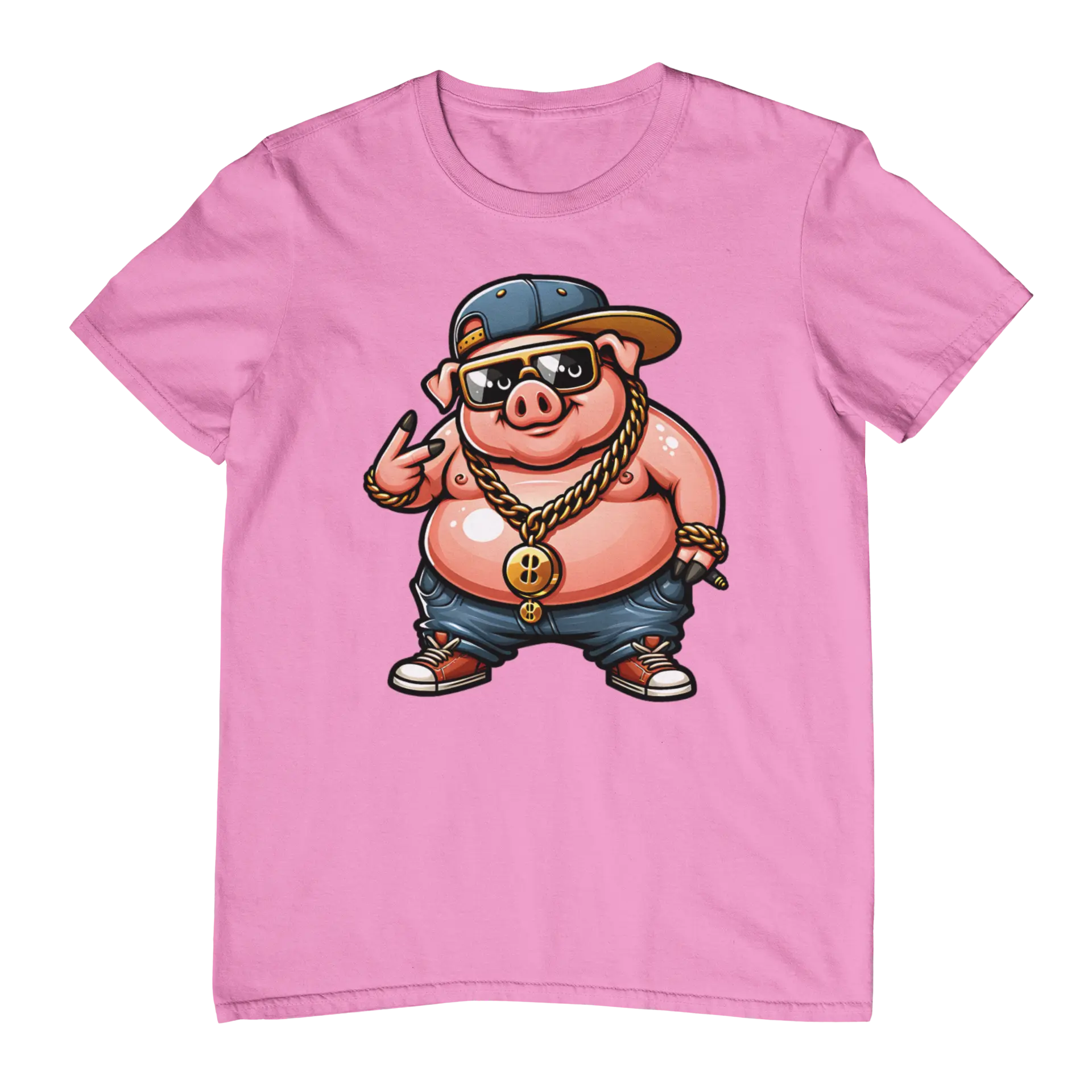 T Shirt "This Little Gangster Piggy" Lava Dawgs Apparel