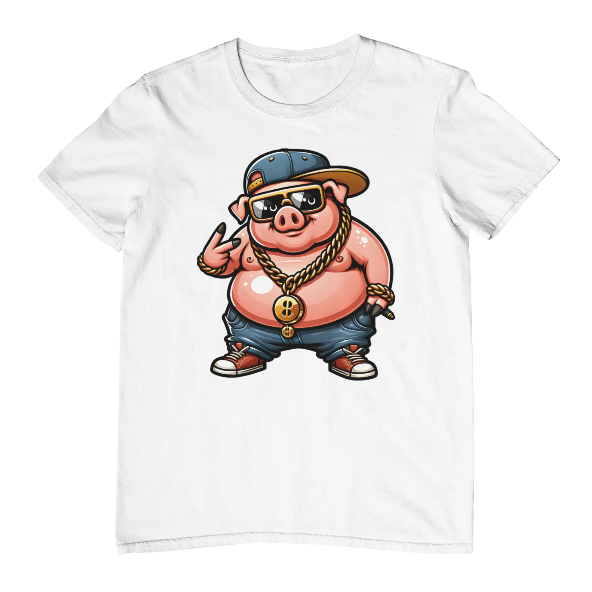 T Shirt "This Little Gangster Piggy" Lava Dawgs Apparel