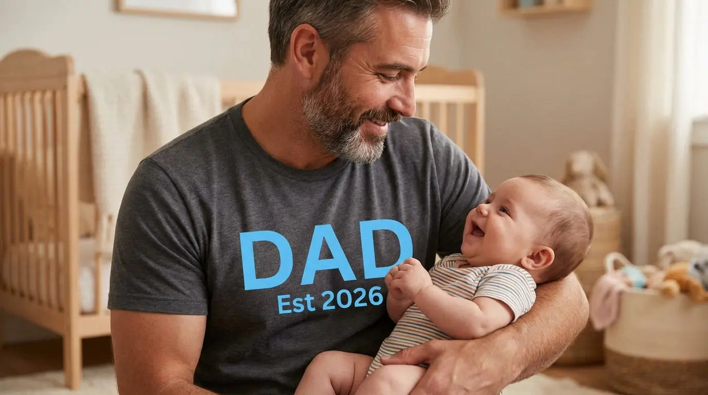 DAD T Shirt Est 2026 Lava Dawgs Apparel