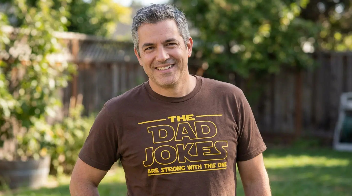 DAD Jokes Star Wars Theme T Shirt Lava Dawgs Apparel