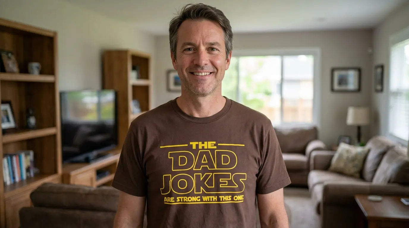 DAD Jokes Star Wars Theme T Shirt Lava Dawgs Apparel