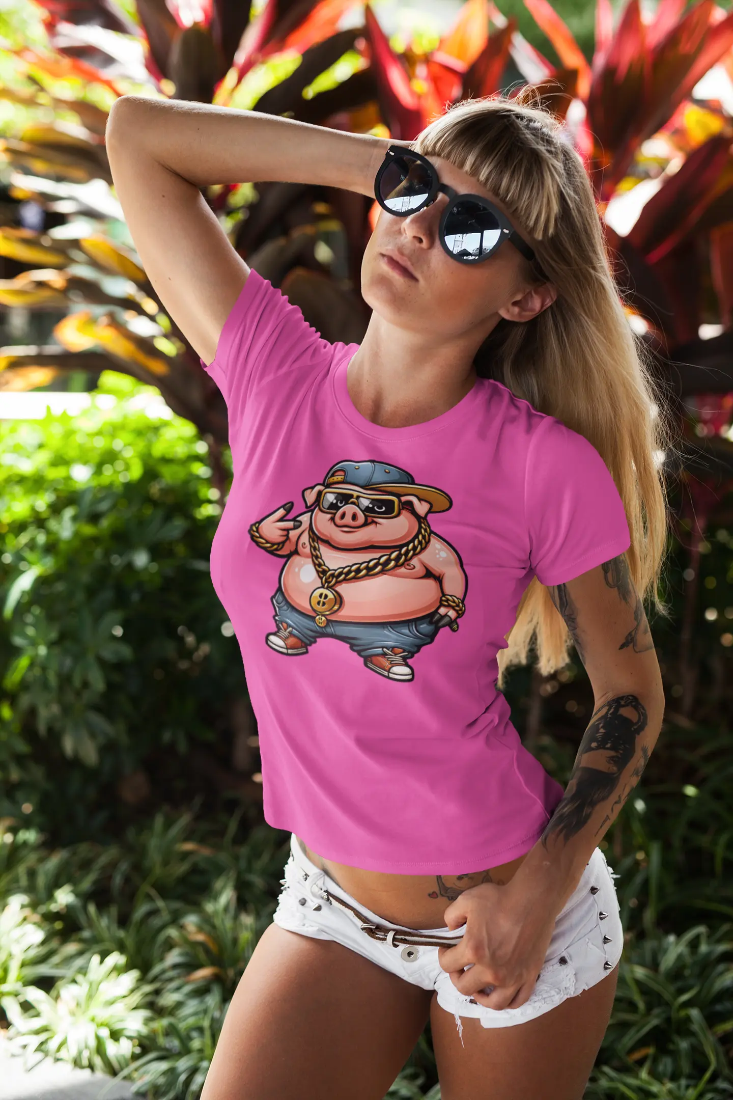 T Shirt "This Little Gangster Piggy" Lava Dawgs Apparel
