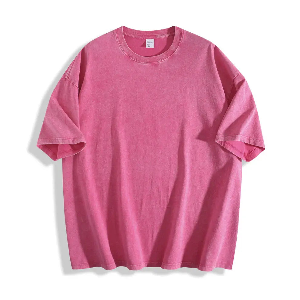 Oversized Vintage Wash Heavyweight Short-Sleeve T-Shirt Lava Dawgs Apparel