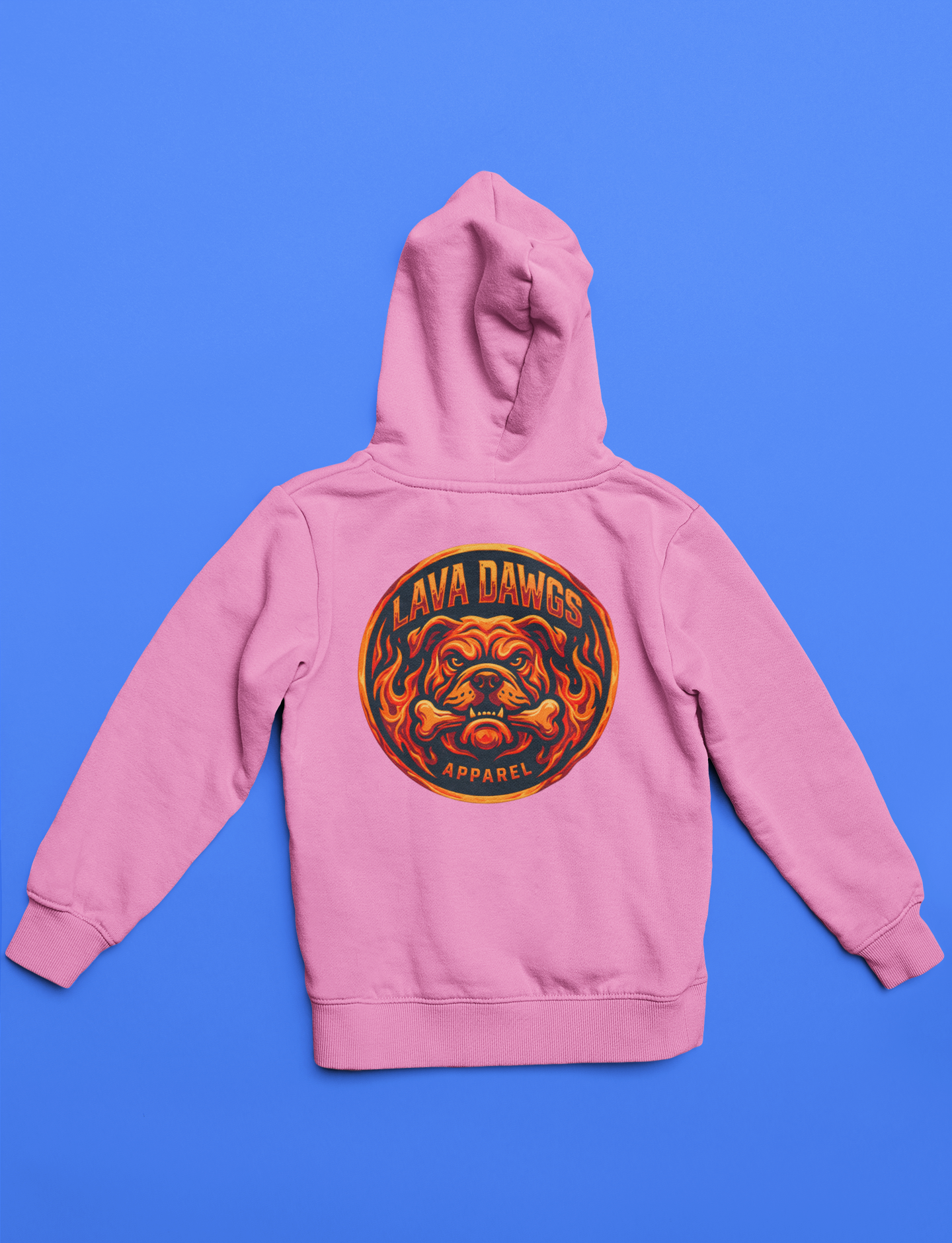 Hoodie "The Golden Lava Dawg"