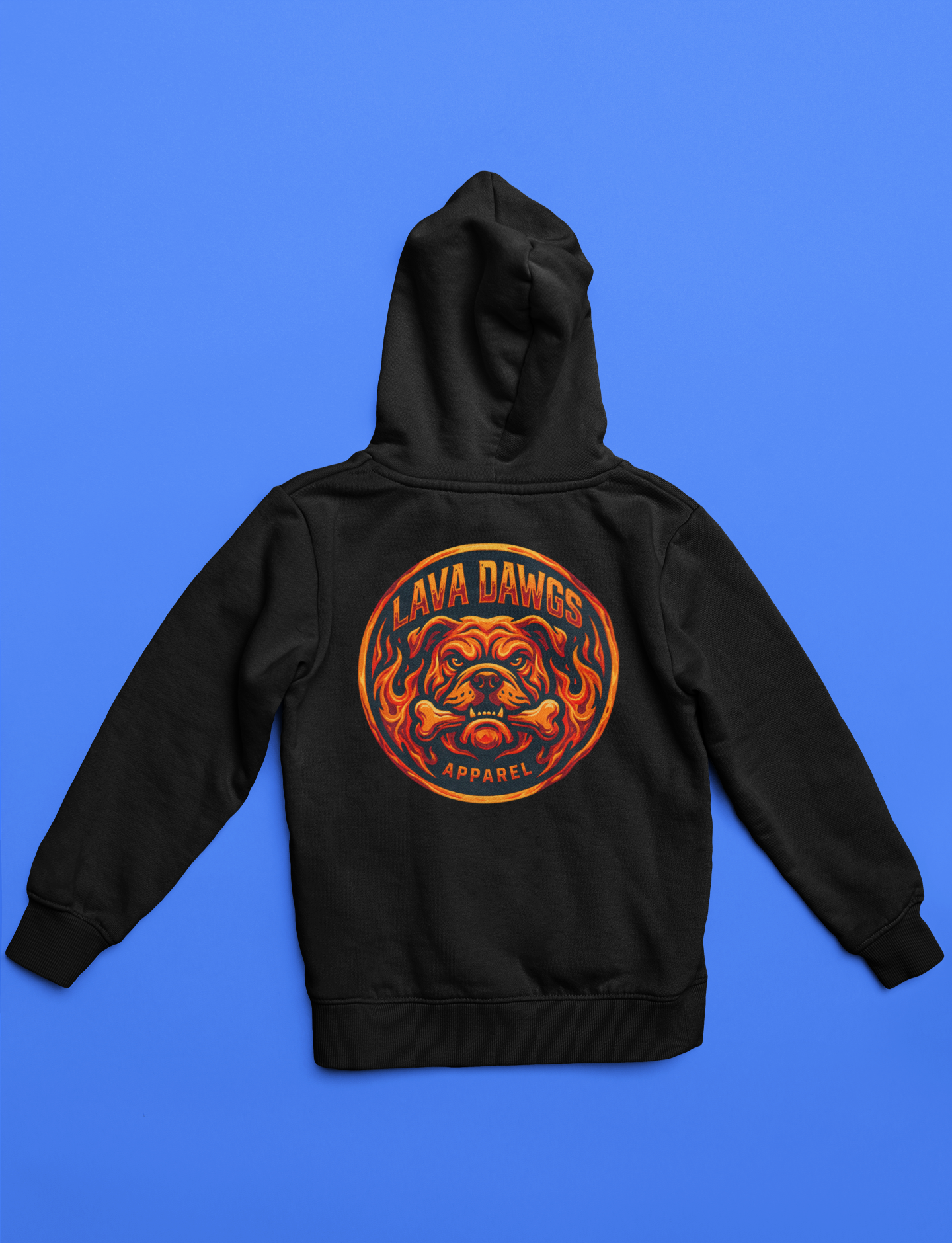 Hoodie "The Golden Lava Dawg"