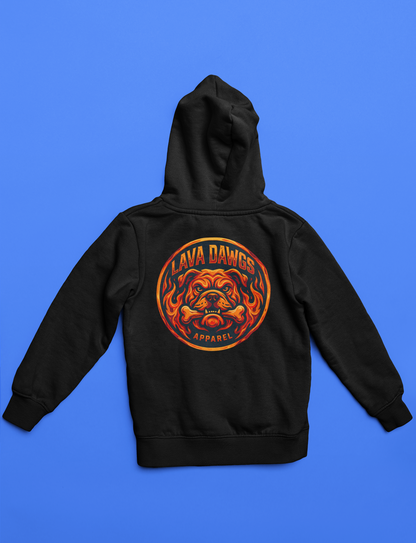 Hoodie "The Golden Lava Dawg"