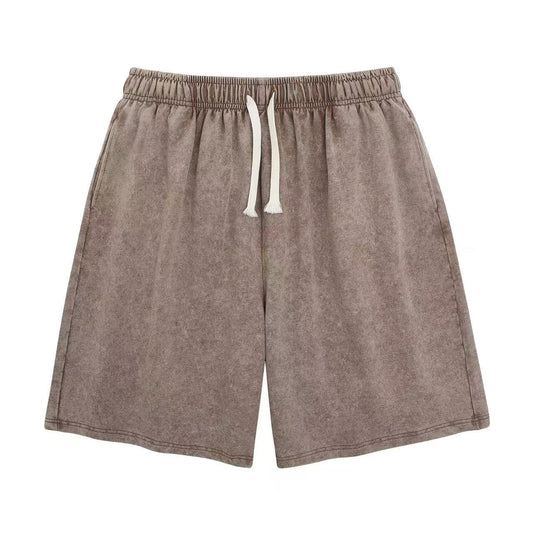 Vintage Wash Cotton Shorts