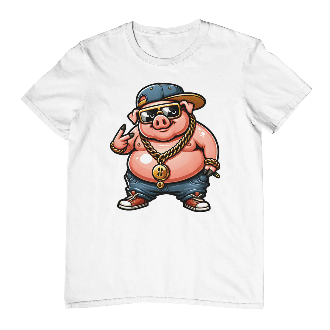 T Shirt "This Little Gangster Piggy" Lava Dawgs Apparel