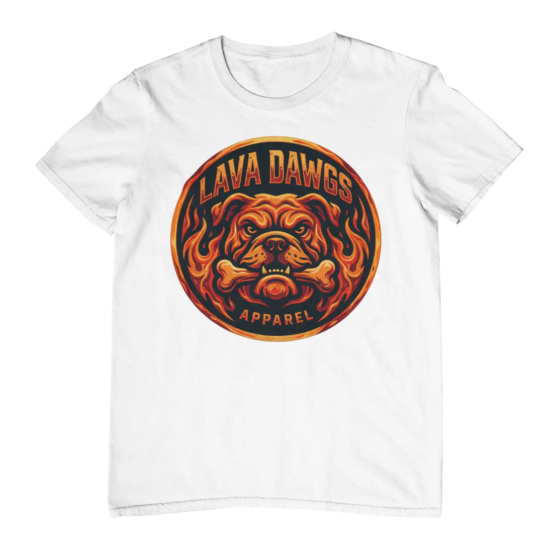 T Shirt "The Golden Lava Dawg" Lava Dawgs Apparel