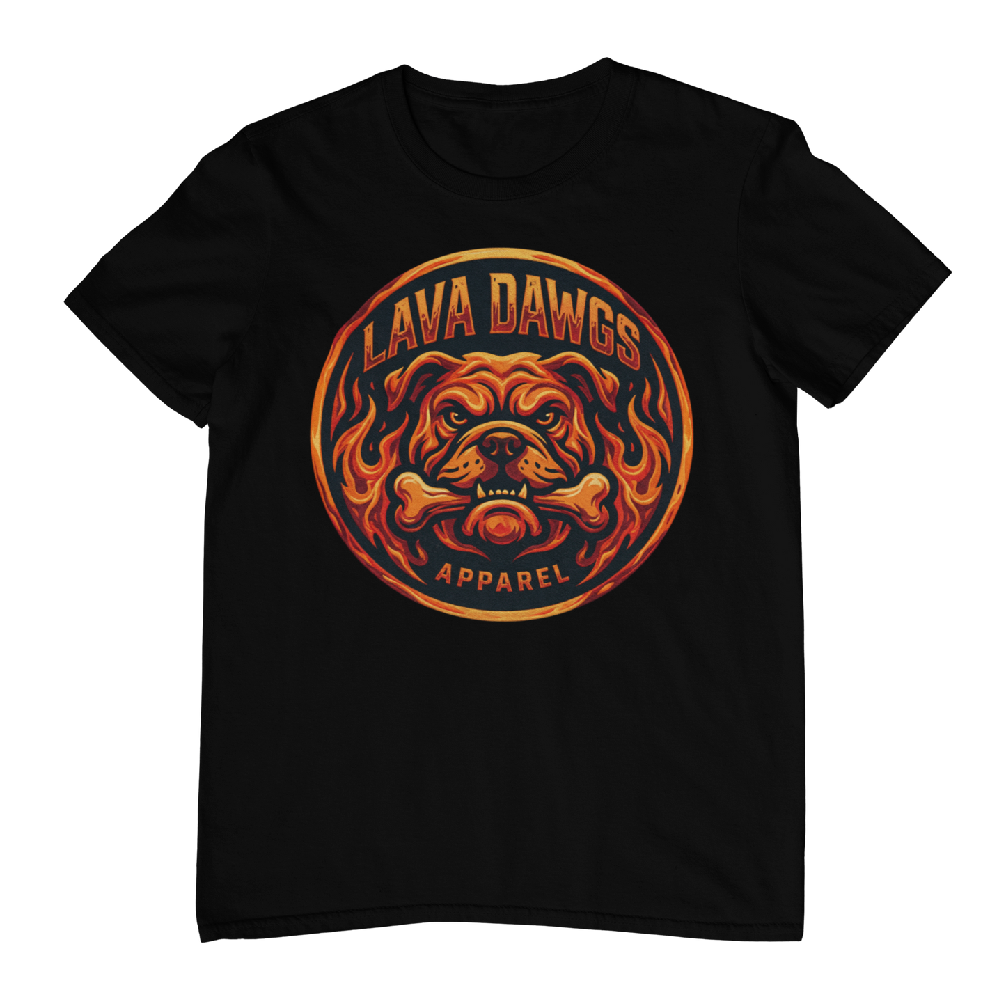 T Shirt "The Golden Lava Dawg"