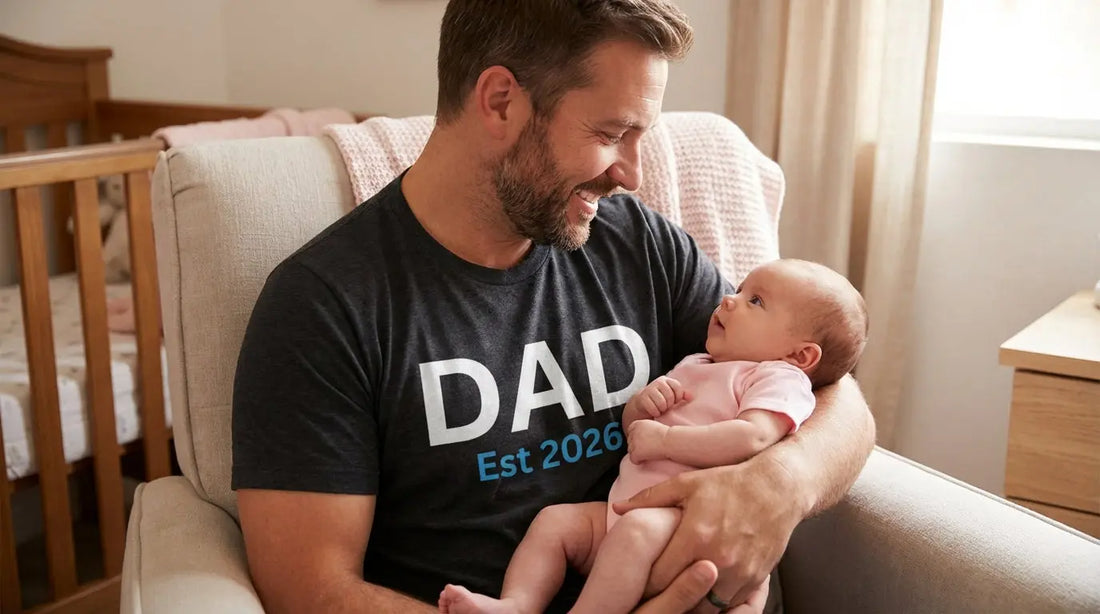 DAD T Shirt Est 2026 Lava Dawgs Apparel