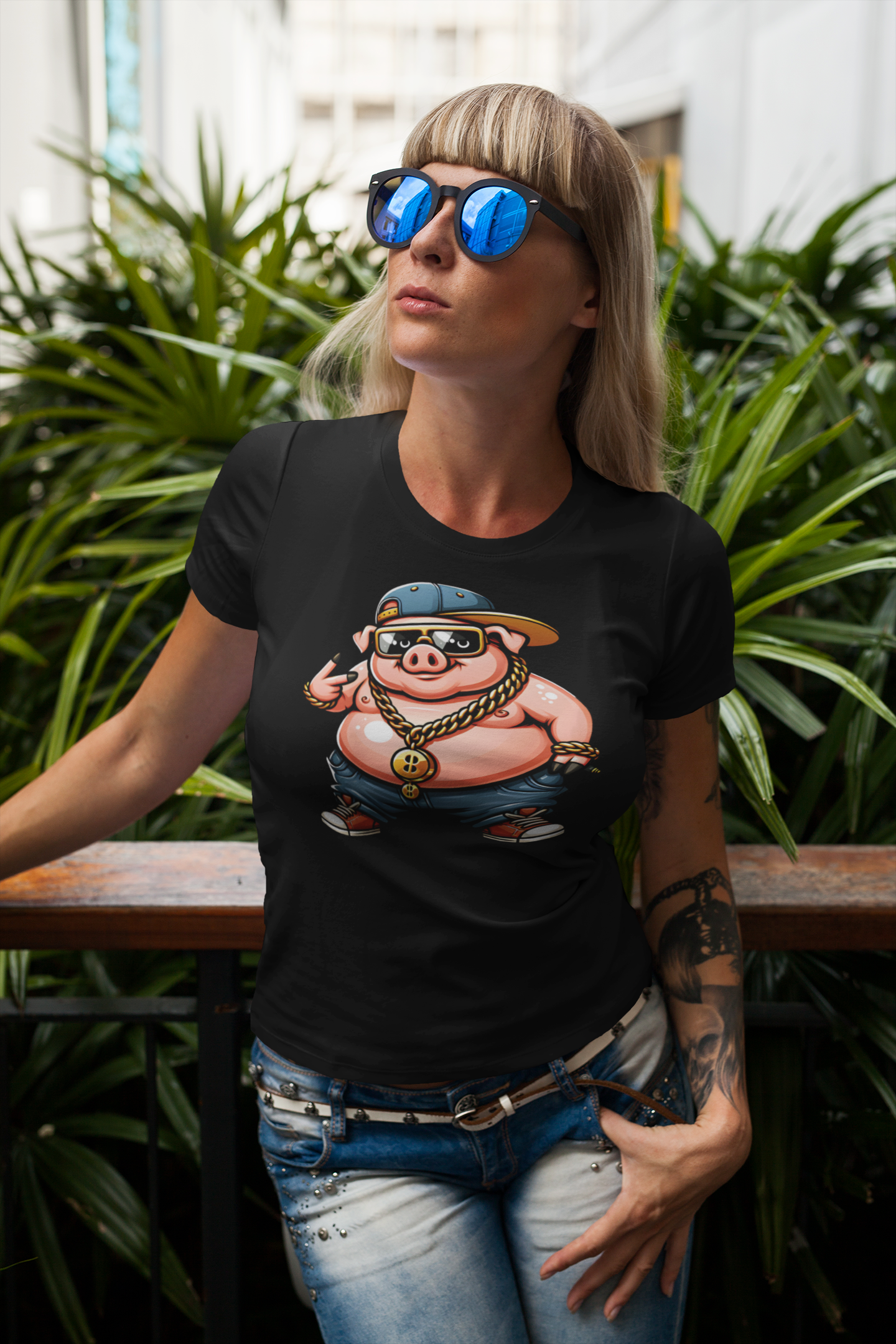T Shirt "This Little Gangster Piggy"